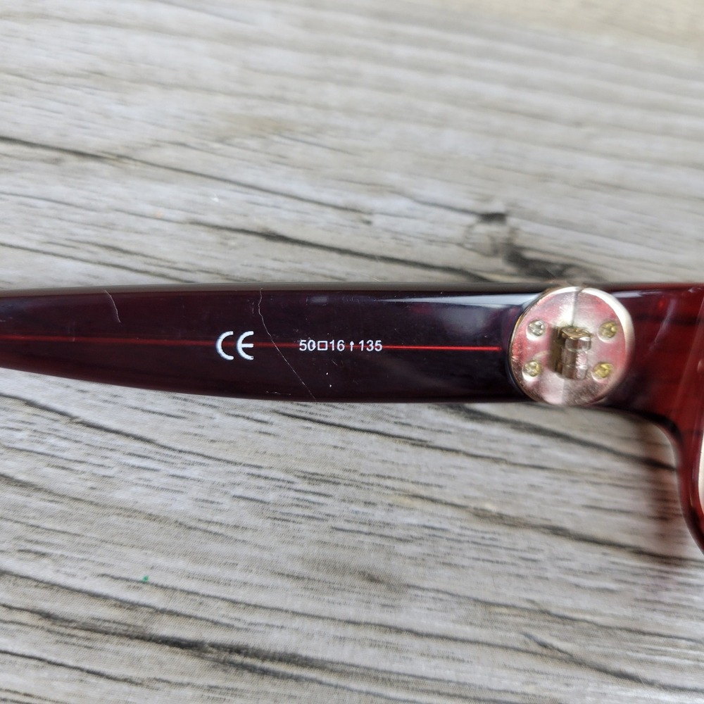 Michael Kors Eyeglasses Frames MK829 Burgundy Rectangular Women 50-16-135 - Picture 6 of 14